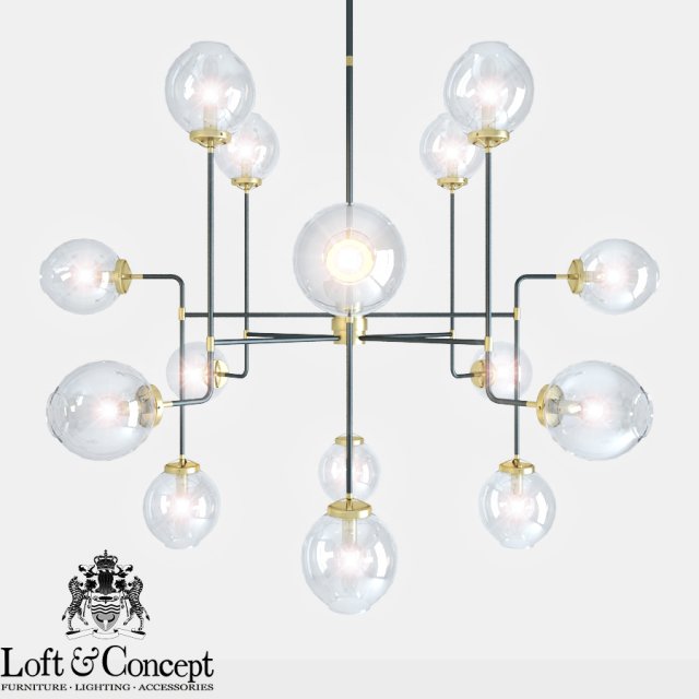 Chandelier 3D Модель .c4d .max .obj .3ds .fbx .stl .blend 
