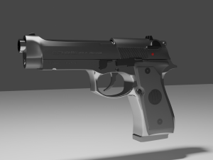 Beretta 92 FS 3D Model