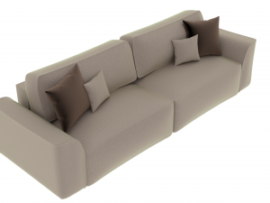 Sofa KING chenille IQ Model 3D