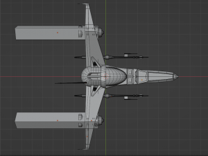 Spaceship 3D-Modell