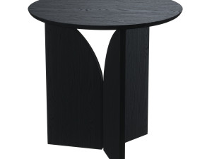 ETHNICRAFT FIN BLACK SIDE TABLE 3D Model