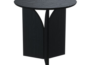 ETHNICRAFT FIN BLACK SIDE TABLE 3D Model