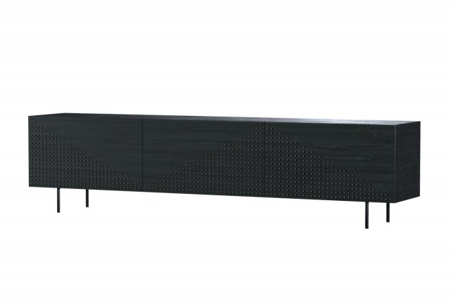 Sideboard in Black Oak by Larissa Batista 3Dモデル .c4d .max .obj .3ds .fbx .stl .blend 