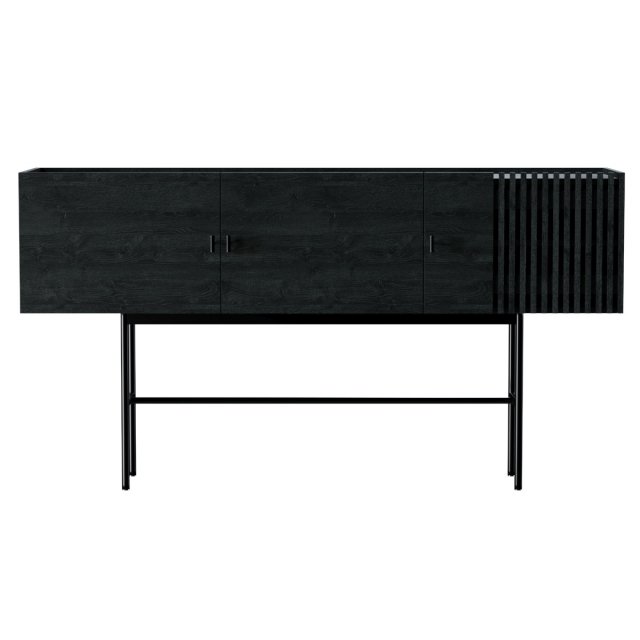 Black Oak Array Sideboard 180 by Says Who 3D मॉडल .c4d .max .obj .3ds .fbx .stl .blend 