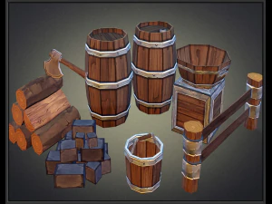 Низькополігональні активи 3D Модель