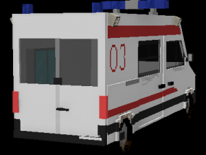 Ambulance car 3D Model