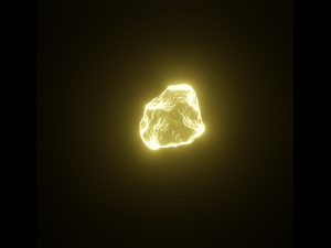 Bioluminescent rocks 3D Model