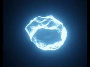 Bioluminescent rocks 3D Model