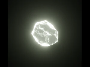 Bioluminescent rocks 3D Model