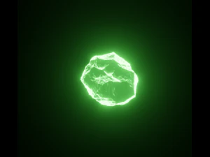 Bioluminescent rocks 3D Model