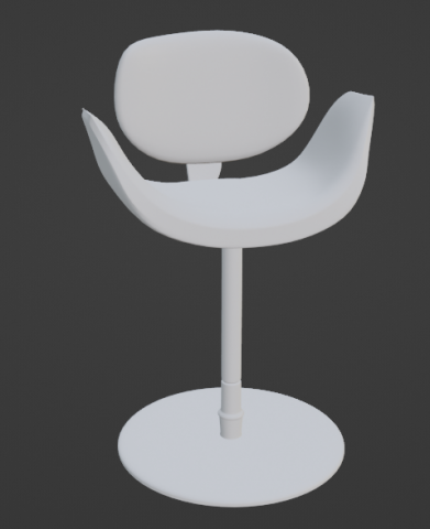 Chair 3D Model .c4d .max .obj .3ds .fbx .stl .blend 