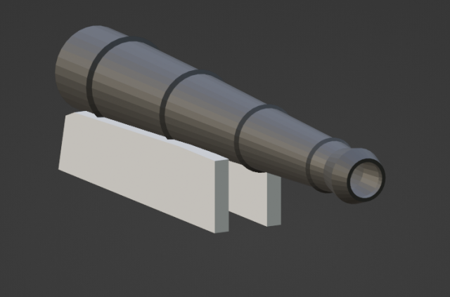 Cannon 3D मॉडल .c4d .max .obj .3ds .fbx .stl .blend 