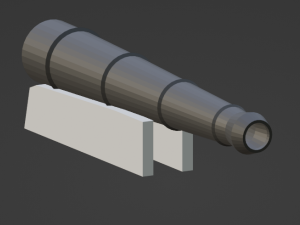 Cannon 3D Model