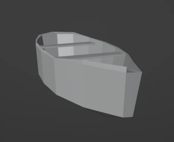 Barca Modello 3D .c4d .max .obj .3ds .fbx .stl .blend 