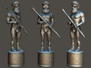 Dan Bilzerians luxury Chess Set Black Pieces 3D Принт Модель