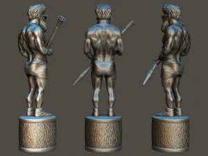 Dan Bilzerians luxury Chess Set Black Pieces 3D Print Model
