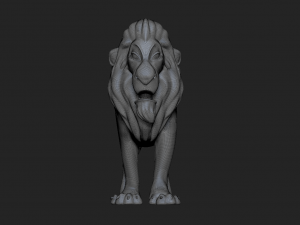 Scar The Lion 3D Модель