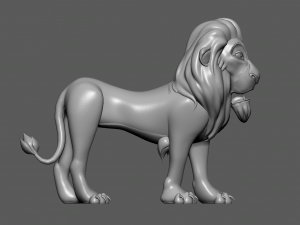Scar The Lion 3D Модель