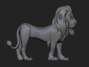 Scar The Lion 3D Модель