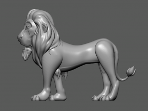 Scar The Lion 3D Модель
