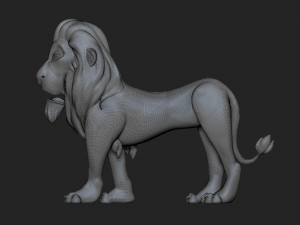 Scar The Lion 3D Модель