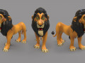 Scar The Lion Modelo 3D