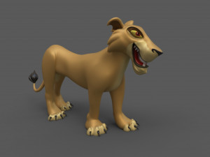 Zira The Lioness Modelo 3D