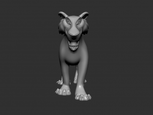 Zira The Lioness Modelo 3D