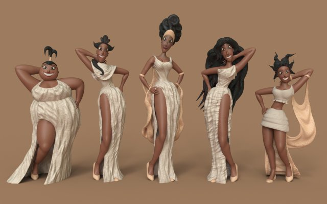 The Muses Modelo 3D .c4d .max .obj .3ds .fbx .stl .blend 