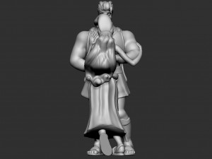 Megara and Hercules Model 3D