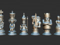 Alice Madness Returns Chess Set 3D Print Model