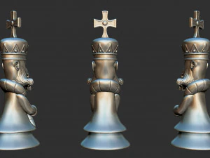 Alice Madness Returns Chess Set 3D Print Model