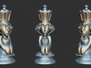 Alice Madness Returns Chess Set 3D Print Model