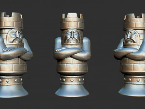 Alice Madness Returns Chess Set 3D Print Model
