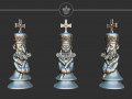 King Alice Madness Returns Chess Set Modello di stampa 3D