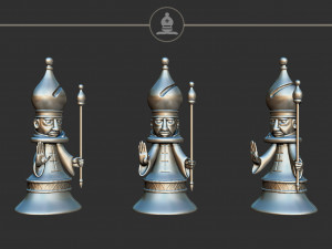 Bishop Alice Madness Returns Chess Set 3D Print Model