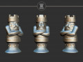 Rook Alice Madness Returns Chess Set Modello di stampa 3D