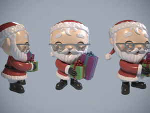 Фанко-поп Санта-Клаус 3D Модель