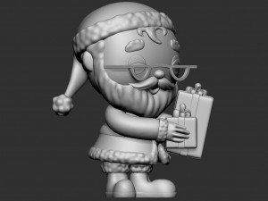 Funko pop Santa Claus Model 3D