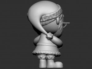 Funko pop Santa Claus Model 3D
