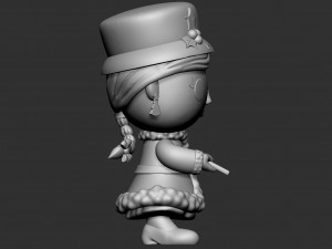 Funko pop Mrs Claus 3D Model