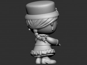 Funko pop Mrs Claus 3D Model