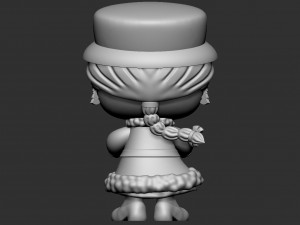 Funko pop Mrs Claus 3D Model