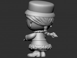Funko pop Mrs Claus 3D Model