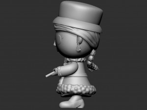 Funko pop Mrs Claus 3D Model