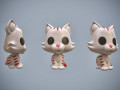 Funko pop Candy Cane the Cat 3D मॉडल