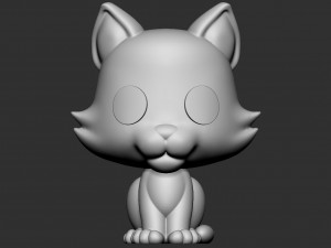 Funko pop Candy Cane the Cat Modello 3D