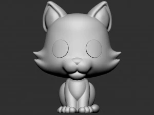Funko pop Candy Cane the Cat 3D Model