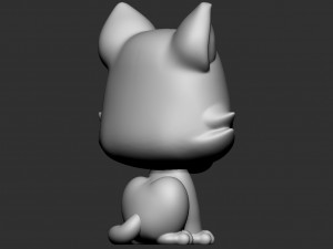 Funko pop Candy Cane the Cat Modello 3D