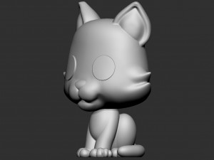 Funko pop Candy Cane the Cat Modello 3D